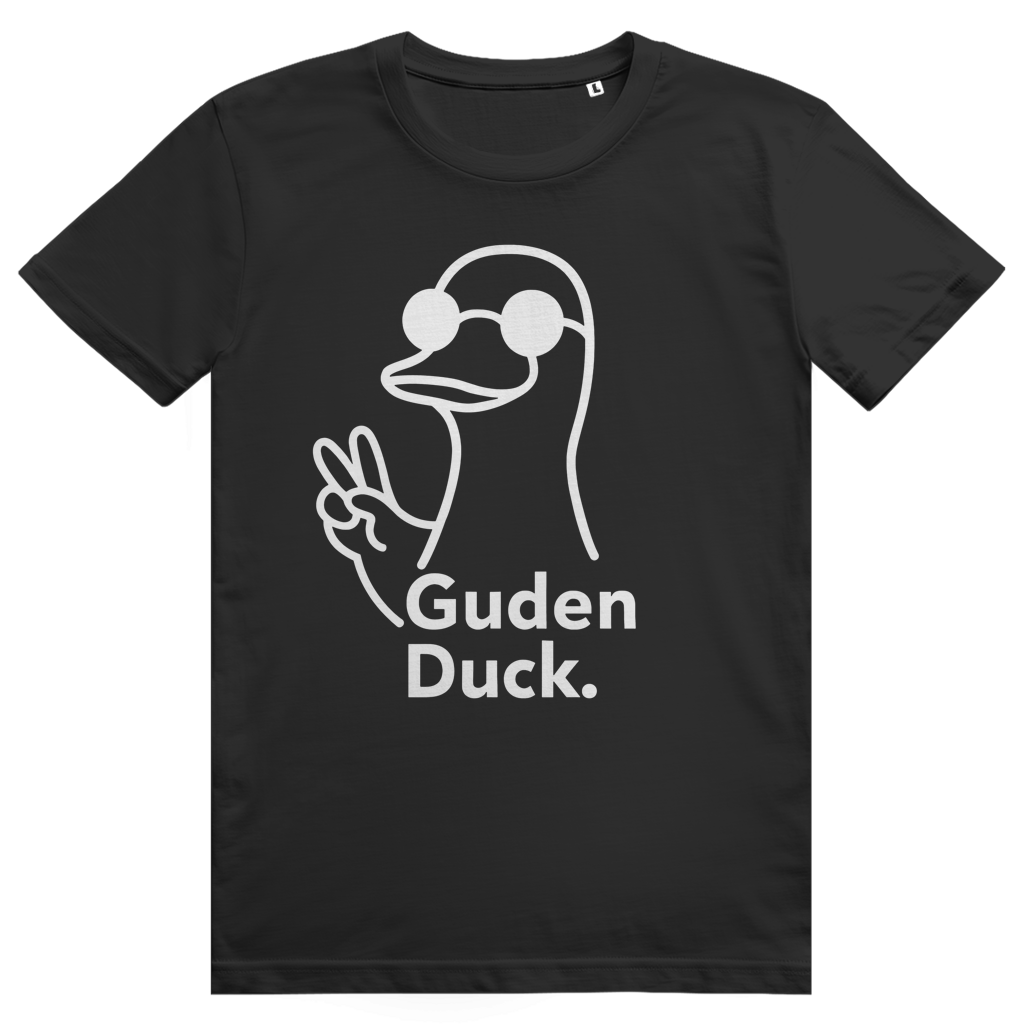 Guden Duck - Lustiges Enten Meme Statement - Premium Bio Unisex T-Shirt