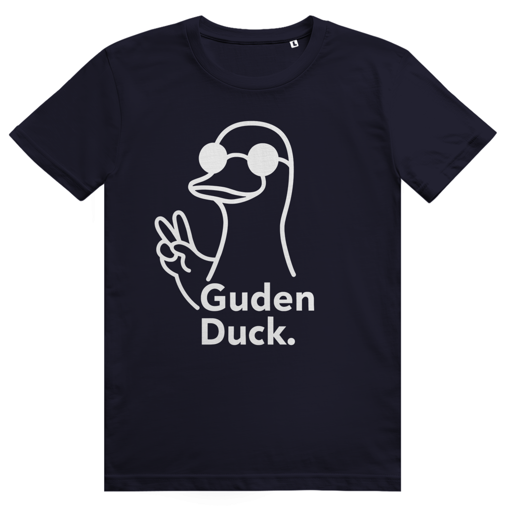 Guden Duck - Lustiges Enten Meme Statement - Premium Bio Unisex T-Shirt
