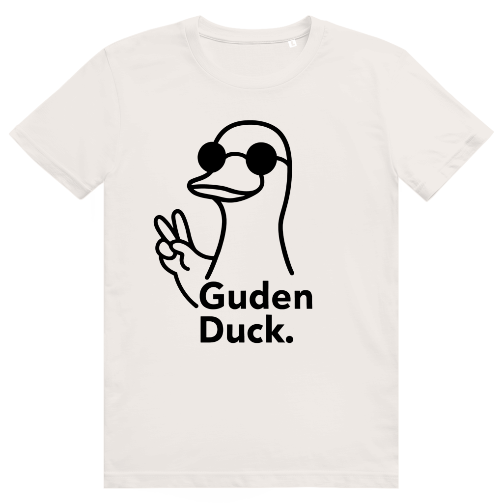 Guden Duck - Lustiges Enten Meme Statement - Premium Bio Unisex T-Shirt