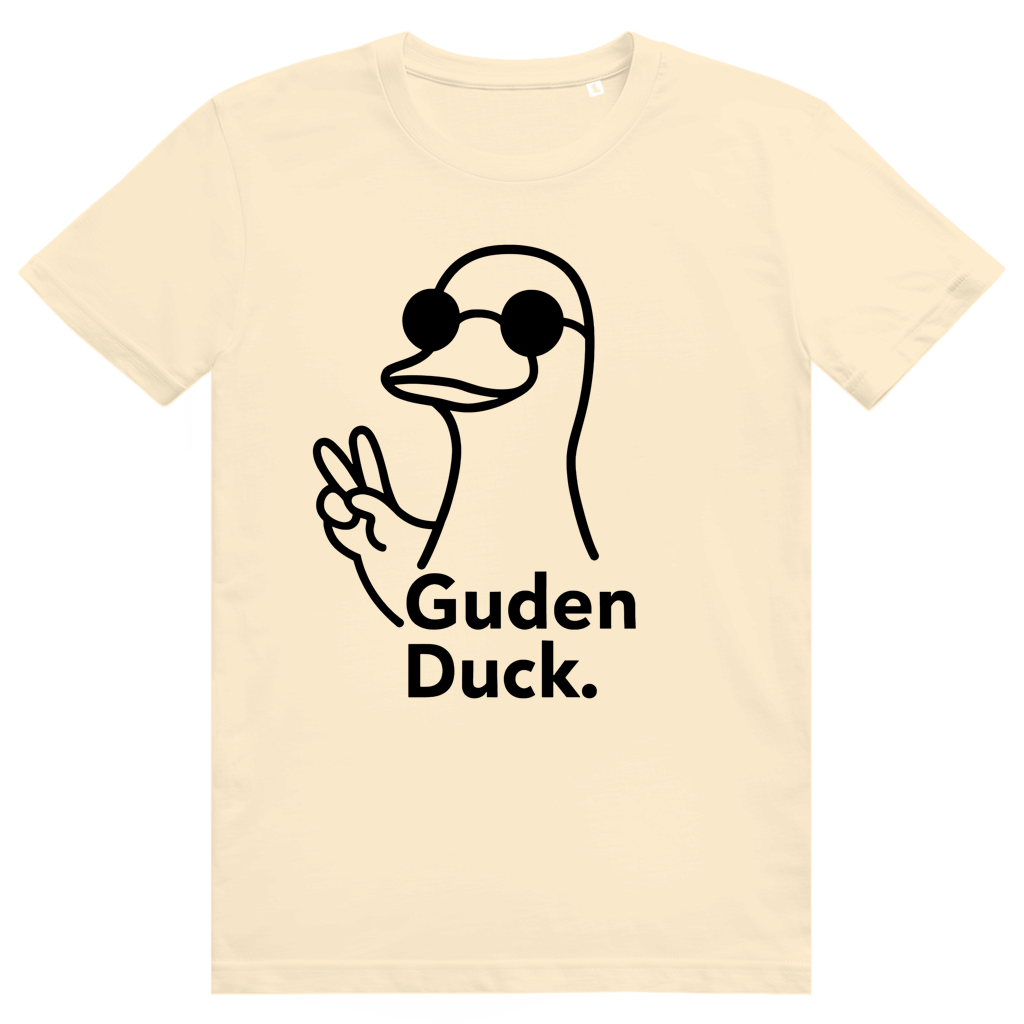 Guden Duck - Lustiges Enten Meme Statement - Premium Bio Unisex T-Shirt