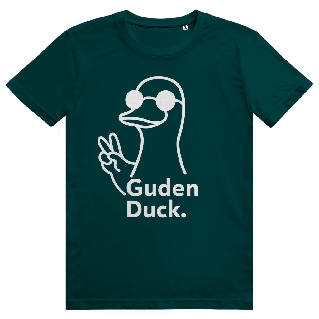 Guden Duck - Lustiges Enten Meme Statement - Premium Bio Unisex T-Shirt