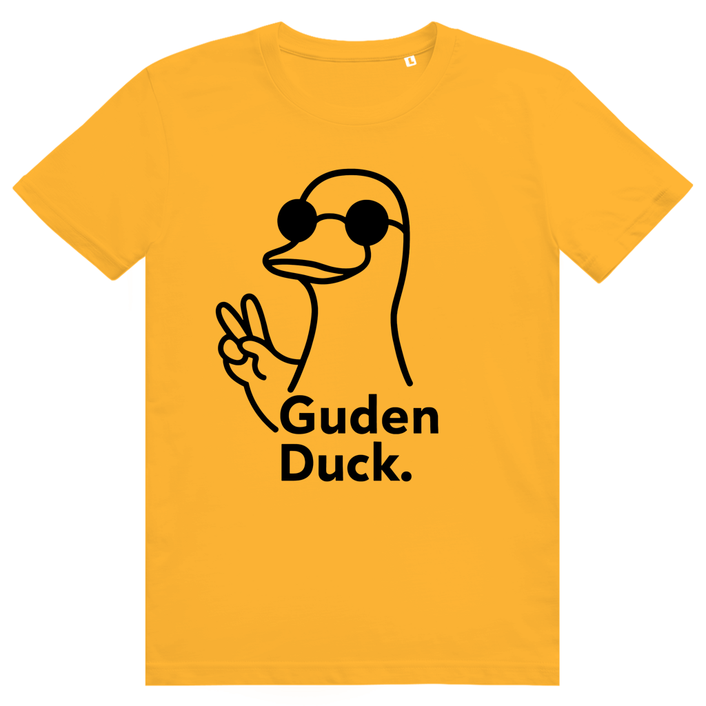 Guden Duck - Lustiges Enten Meme Statement - Premium Bio Unisex T-Shirt