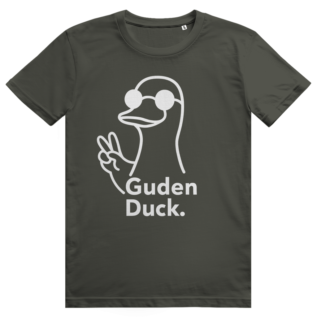Guden Duck - Lustiges Enten Meme Statement - Premium Bio Unisex T-Shirt