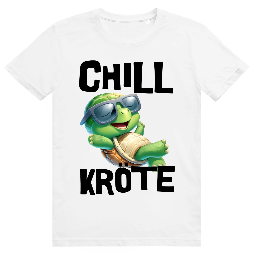 Chill Kröte - Lustiges Chill Statement - Premium Bio Unisex T-Shirt