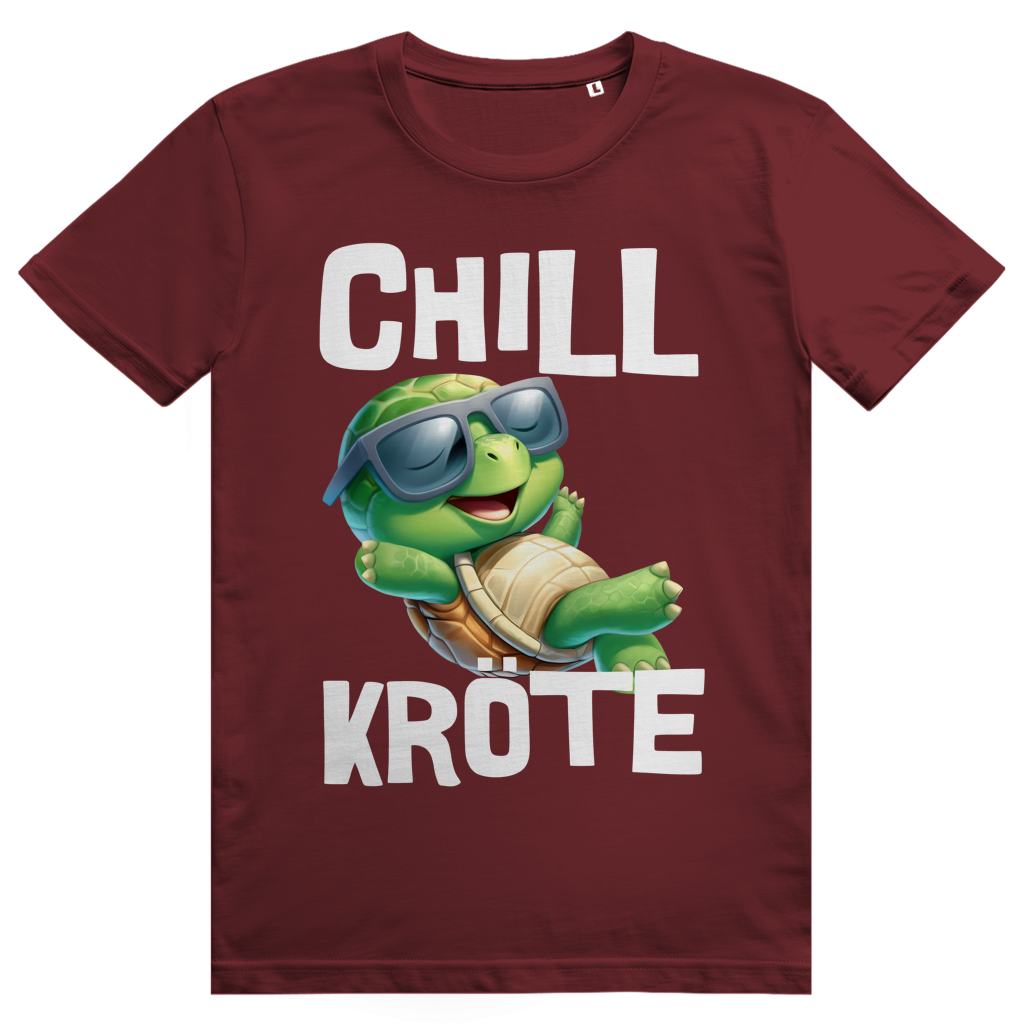 Chill Kröte - Lustiges Chill Statement - Premium Bio Unisex T-Shirt