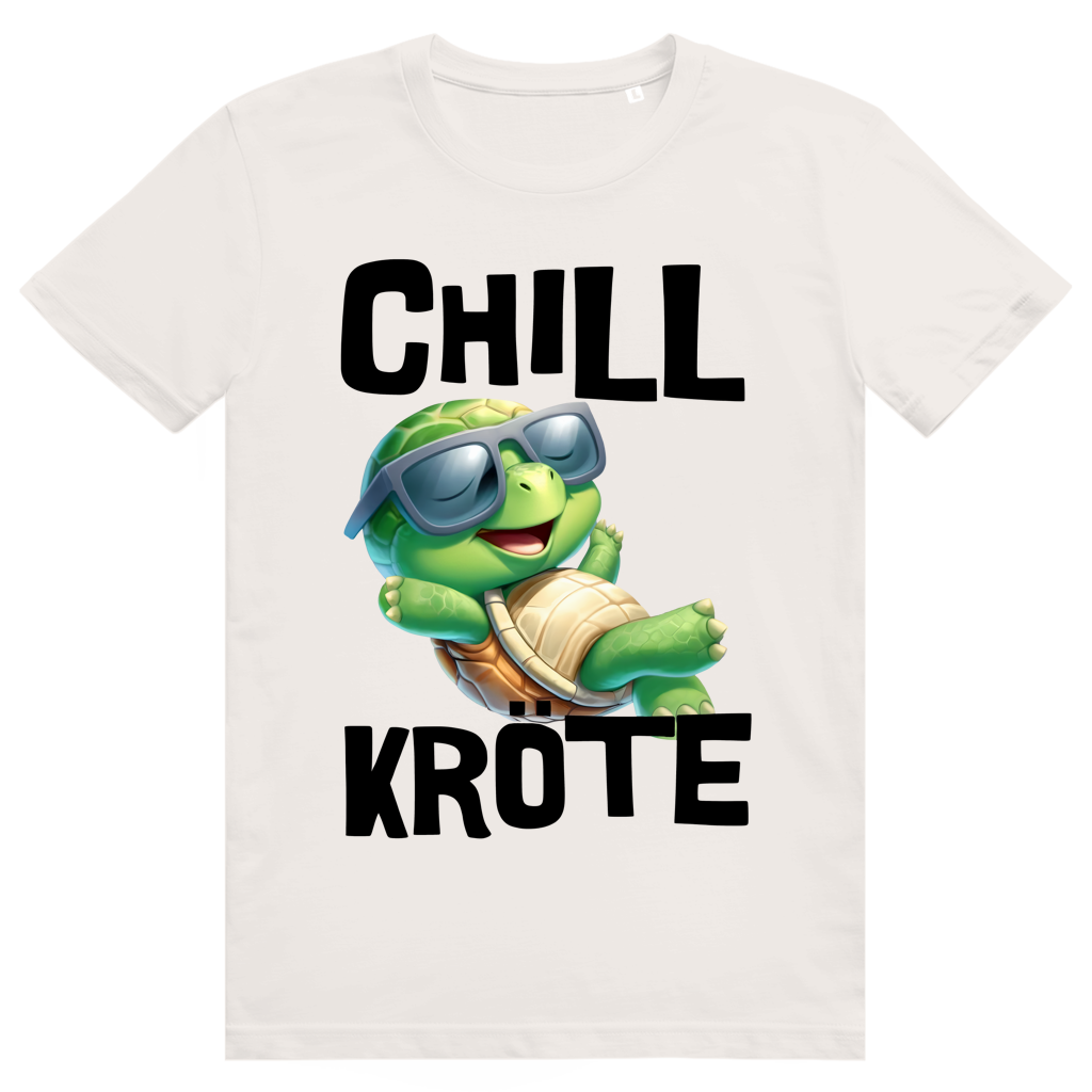 Chill Kröte - Lustiges Chill Statement - Premium Bio Unisex T-Shirt