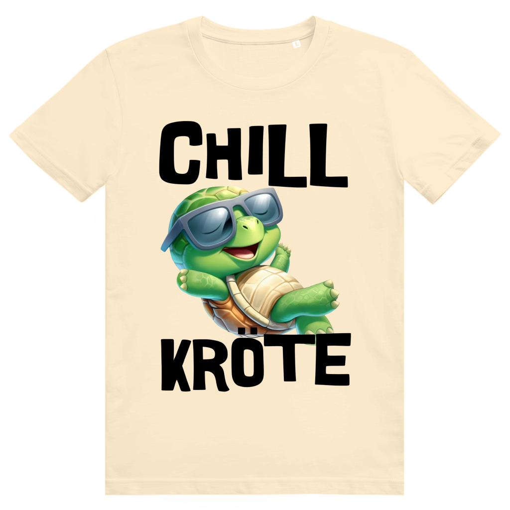 Chill Kröte - Lustiges Chill Statement - Premium Bio Unisex T-Shirt