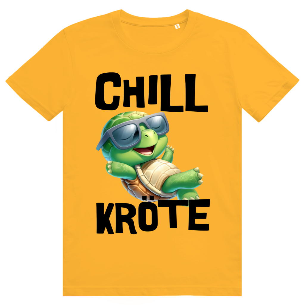 Chill Kröte - Lustiges Chill Statement - Premium Bio Unisex T-Shirt
