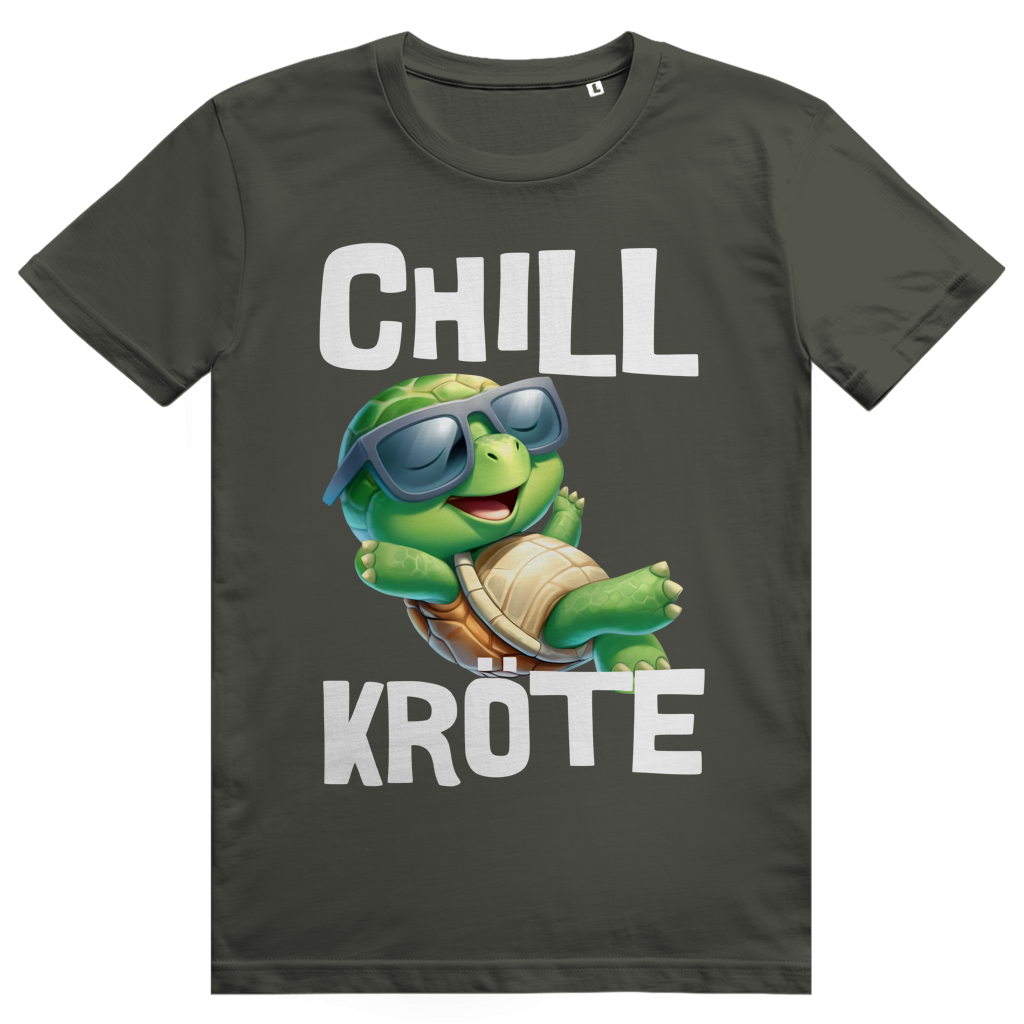 Chill Kröte - Lustiges Chill Statement - Premium Bio Unisex T-Shirt