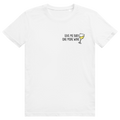 Give Me Baby One More Wine - Lustiges Weißwein Wortspiel - Premium Bio Unisex T-Shirt