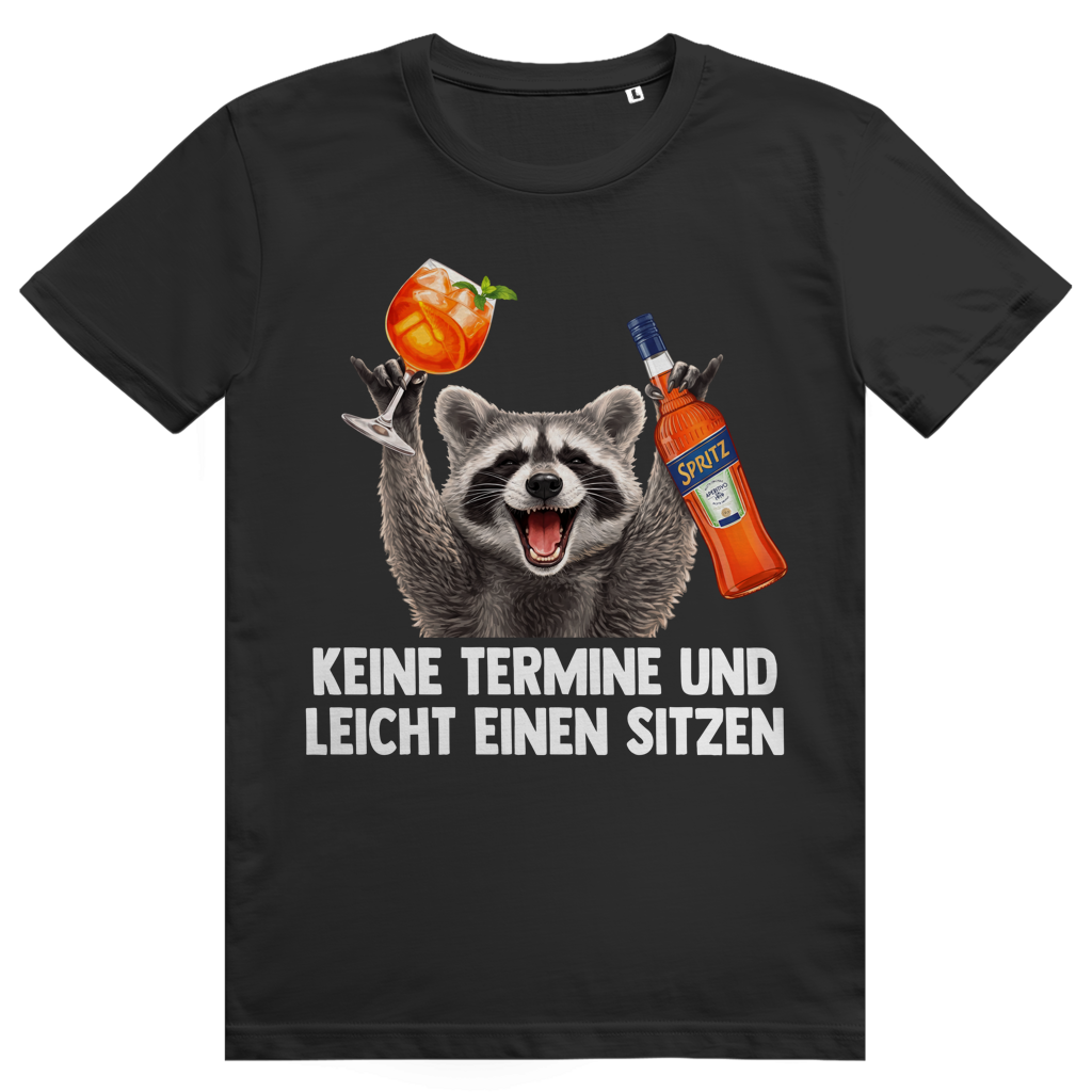 Keine Termine und leicht einen sitzen - Aperol Spritz Pedro Meme - Premium Bio Unisex T-Shirt