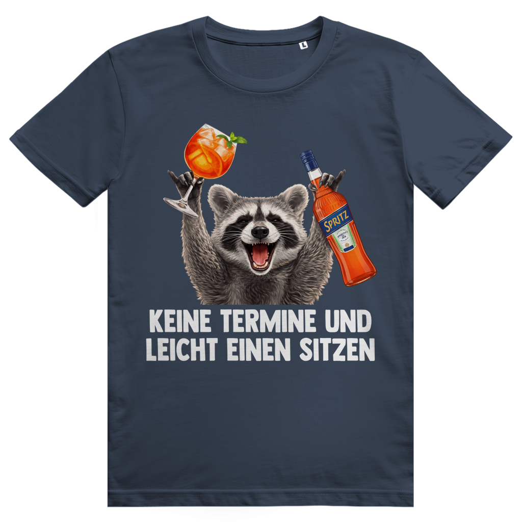 Keine Termine und leicht einen sitzen - Aperol Spritz Pedro Meme - Premium Bio Unisex T-Shirt
