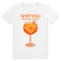 Spritzing The Day Away - Aperol Spritz Sommer Vibes - Premium Bio Unisex T-Shirt