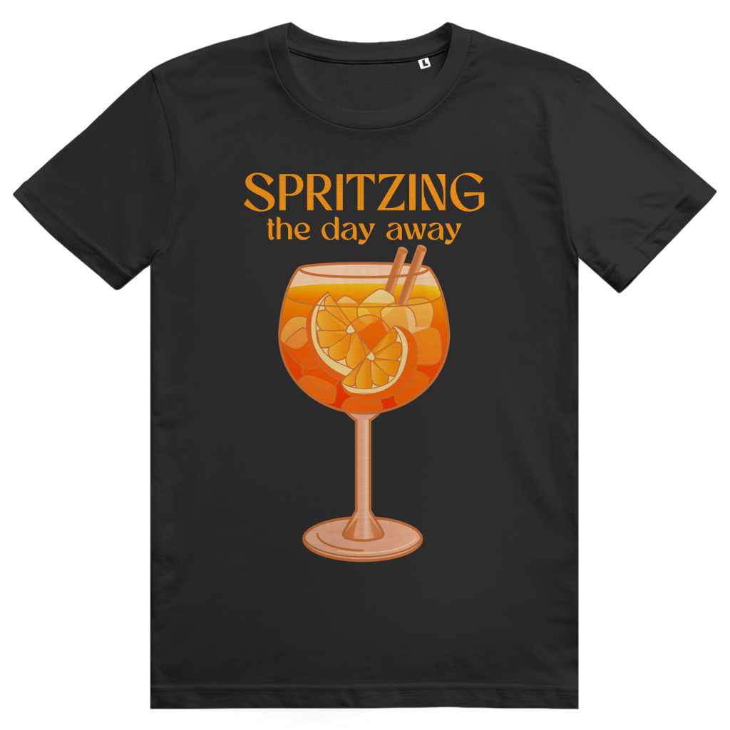 Spritzing The Day Away - Aperol Spritz Sommer Vibes - Premium Bio Unisex T-Shirt