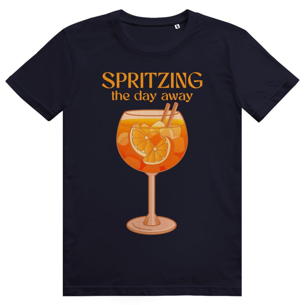 Spritzing The Day Away - Aperol Spritz Sommer Vibes - Premium Bio Unisex T-Shirt