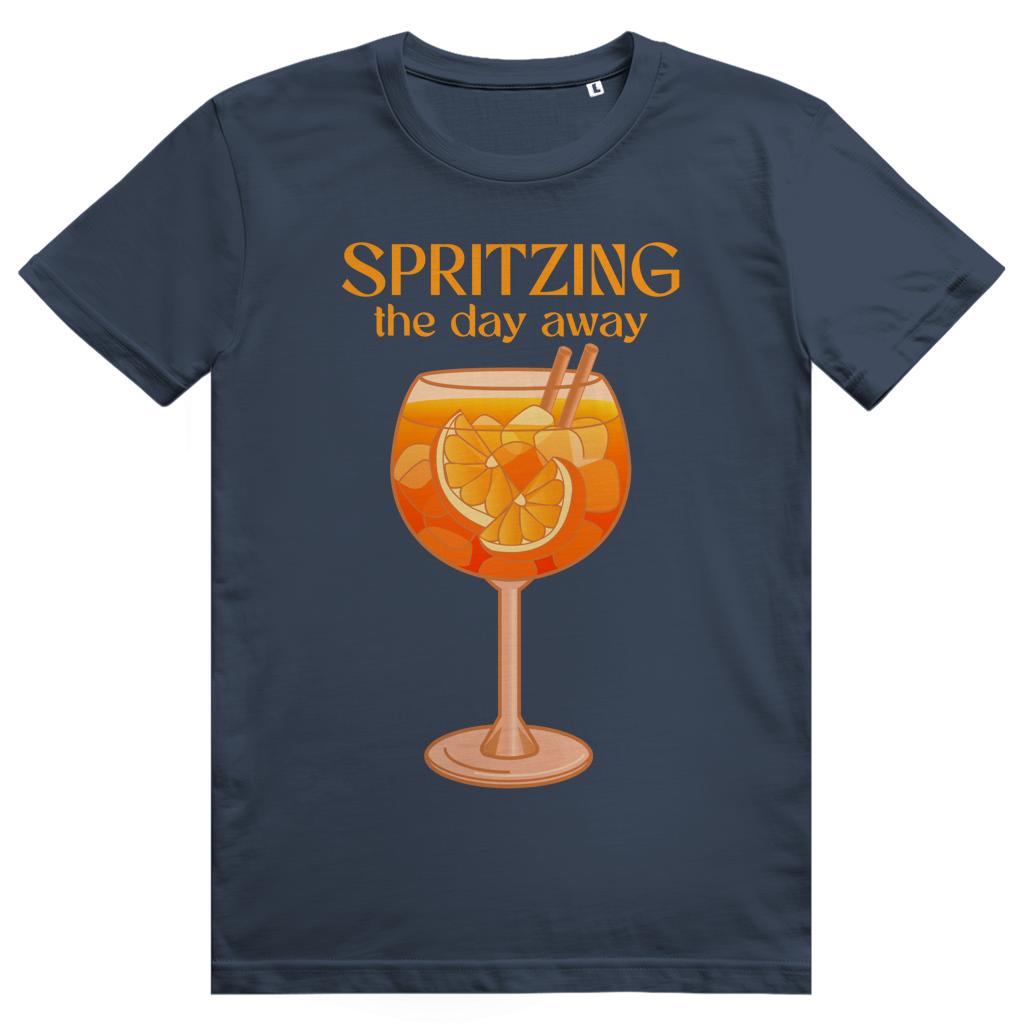 Spritzing The Day Away - Aperol Spritz Sommer Vibes - Premium Bio Unisex T-Shirt