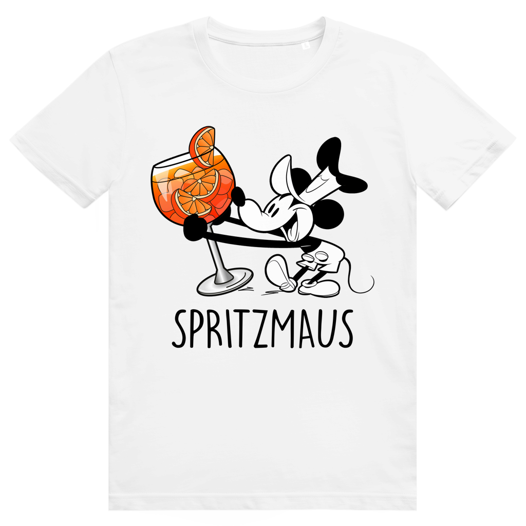 Spritzmaus - Aperol Spritz Mouse Cartoon Meme - Premium Bio Unisex T-Shirt