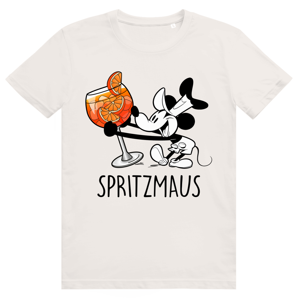 Spritzmaus - Aperol Spritz Mouse Cartoon Meme - Premium Bio Unisex T-Shirt