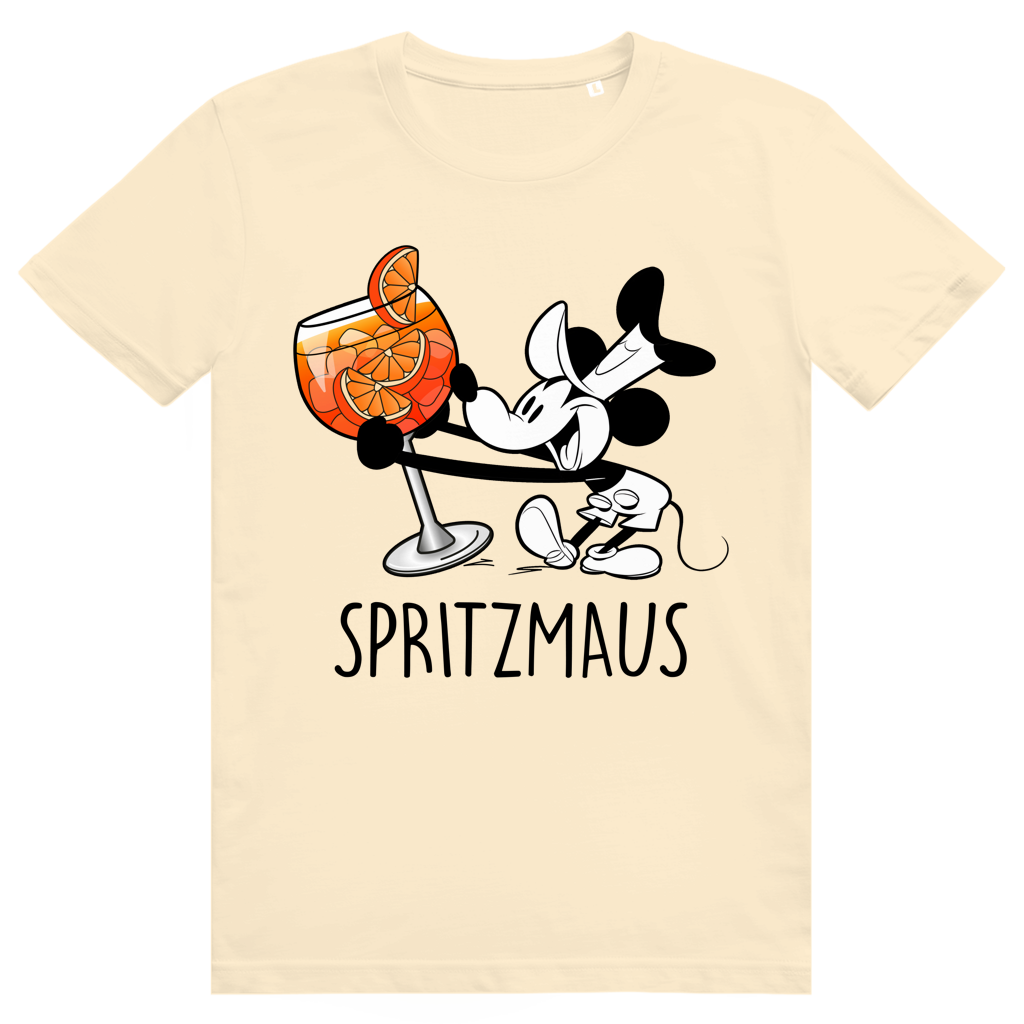 Spritzmaus - Aperol Spritz Mouse Cartoon Meme - Premium Bio Unisex T-Shirt