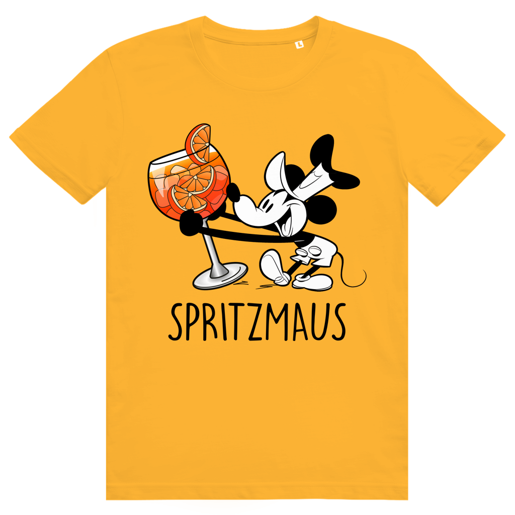 Spritzmaus - Aperol Spritz Mouse Cartoon Meme - Premium Bio Unisex T-Shirt