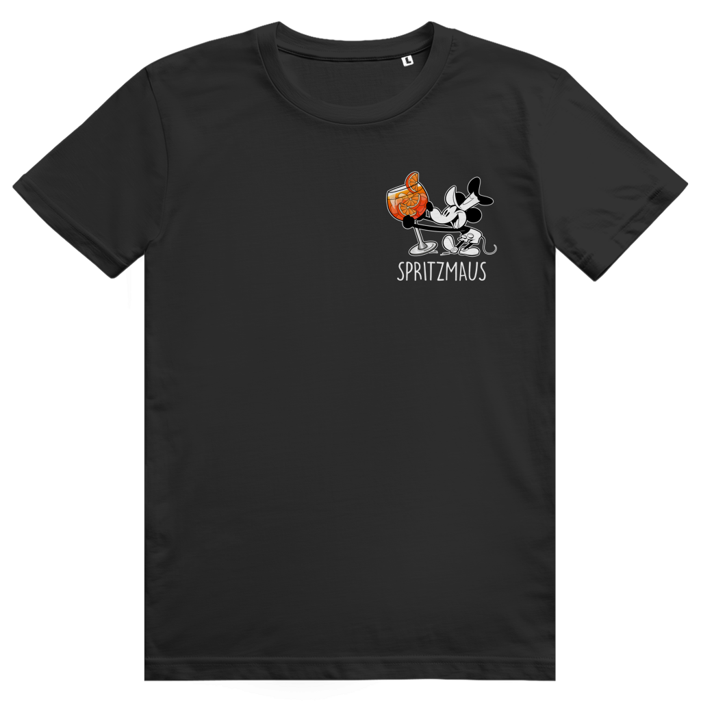 Spritzmaus - Aperol Spritz Mouse Pocket Print - Premium Bio Unisex T-Shirt