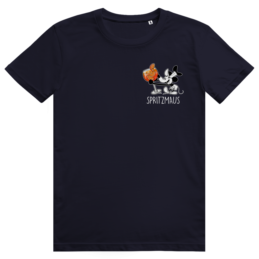 Spritzmaus - Aperol Spritz Mouse Pocket Print - Premium Bio Unisex T-Shirt