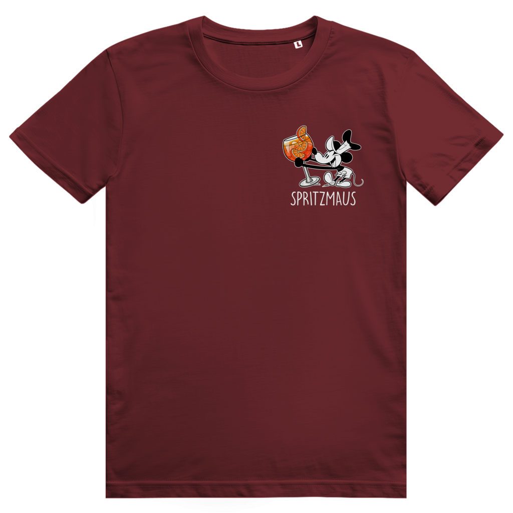 Spritzmaus - Aperol Spritz Mouse Pocket Print - Premium Bio Unisex T-Shirt