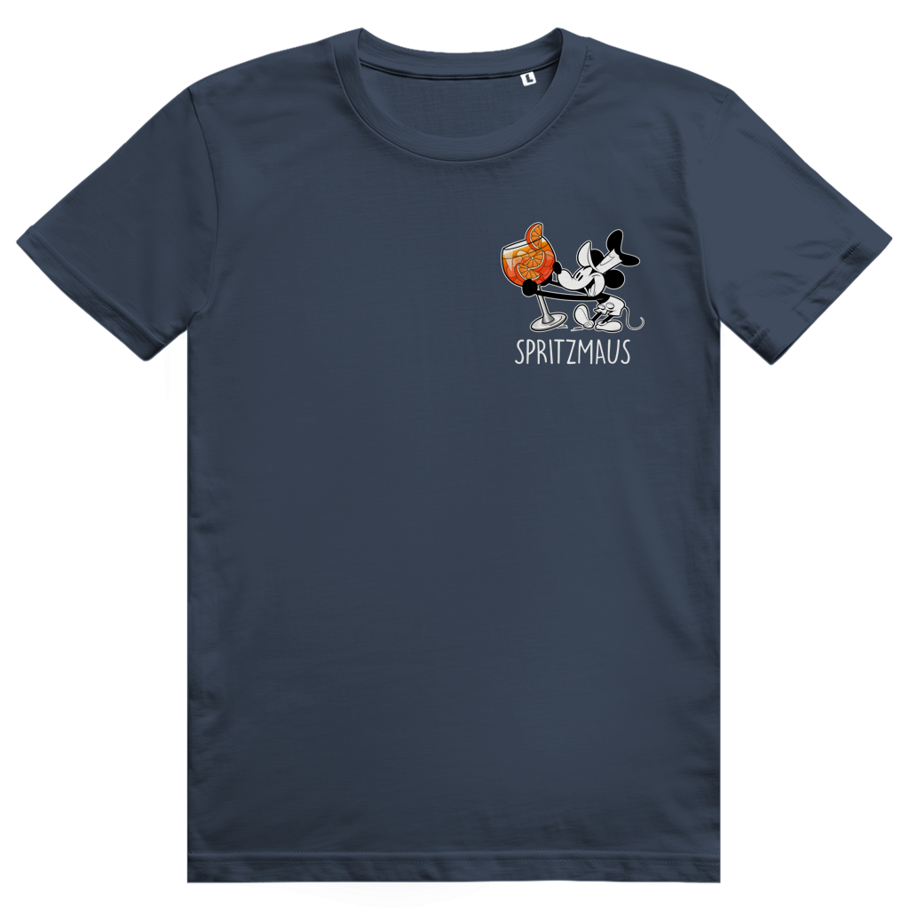 Spritzmaus - Aperol Spritz Mouse Pocket Print - Premium Bio Unisex T-Shirt