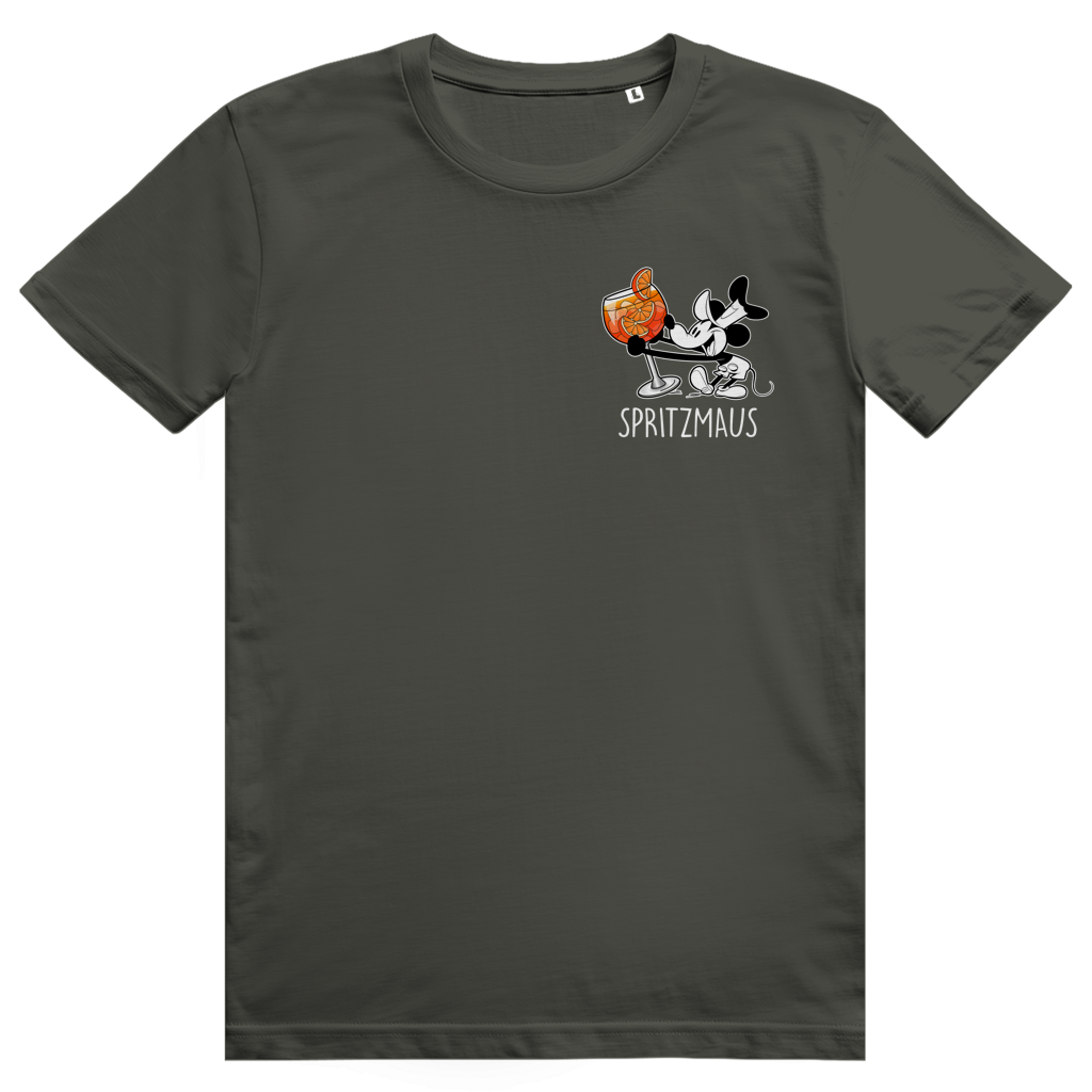 Spritzmaus - Aperol Spritz Mouse Pocket Print - Premium Bio Unisex T-Shirt