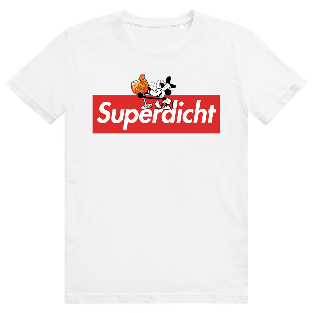 Superdicht - Aperol Spritz Mouse Meme - Premium Bio Unisex T-Shirt
