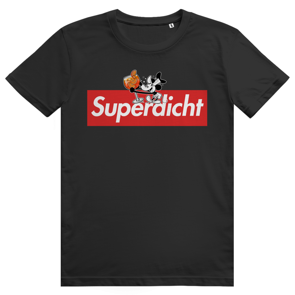 Superdicht - Aperol Spritz Mouse Meme - Premium Bio Unisex T-Shirt