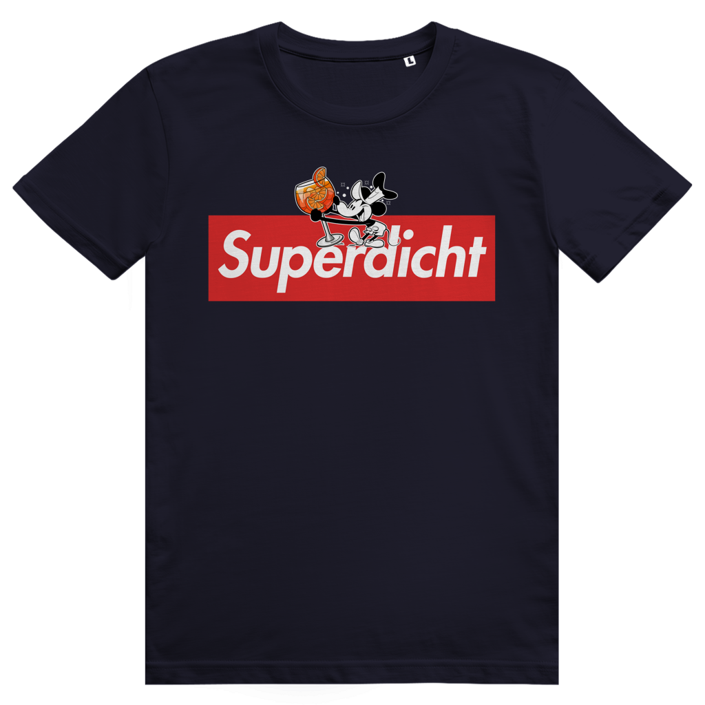 Superdicht - Aperol Spritz Mouse Meme - Premium Bio Unisex T-Shirt