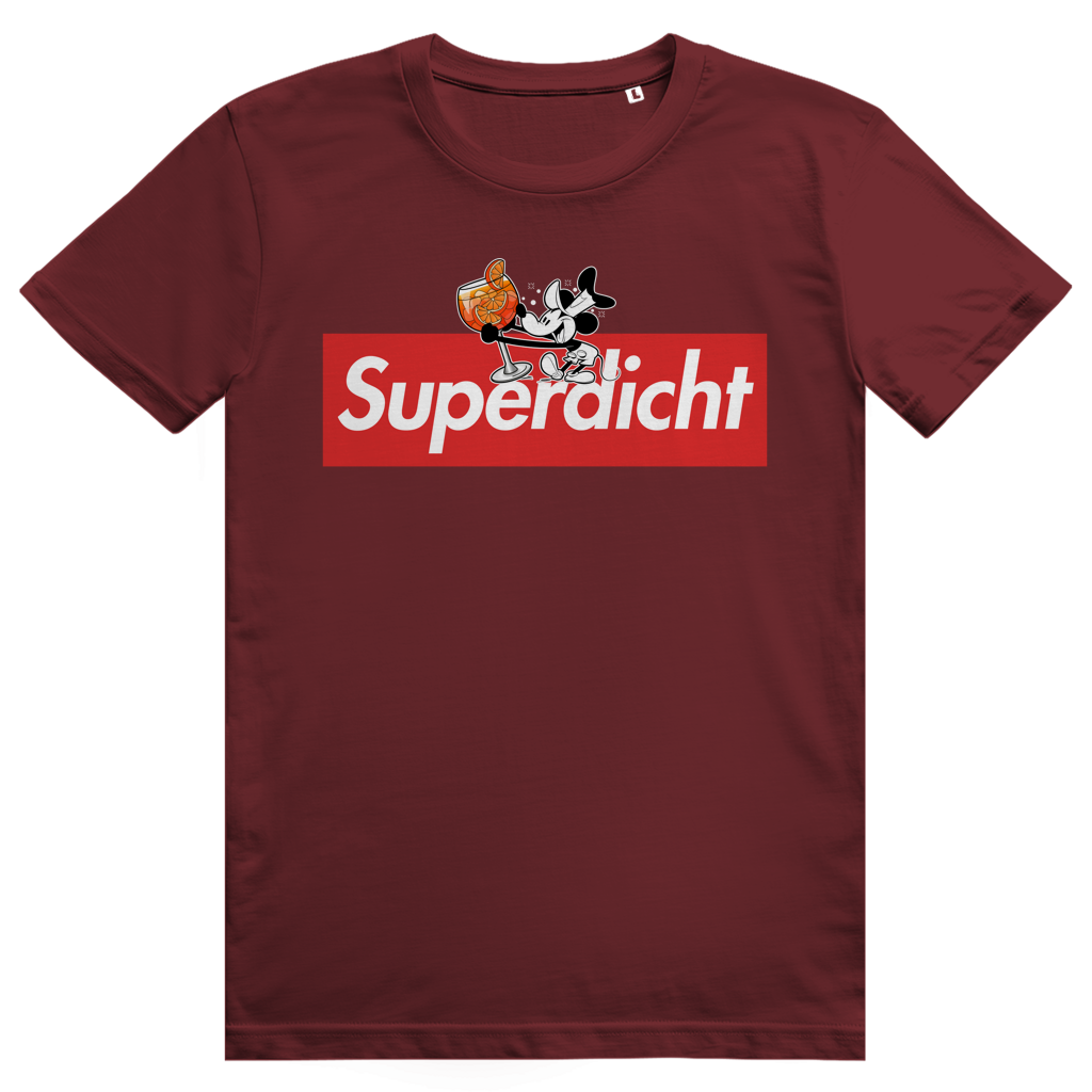 Superdicht - Aperol Spritz Mouse Meme - Premium Bio Unisex T-Shirt