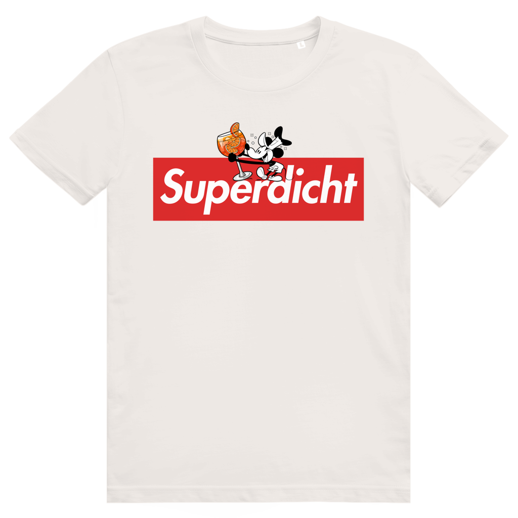 Superdicht - Aperol Spritz Mouse Meme - Premium Bio Unisex T-Shirt