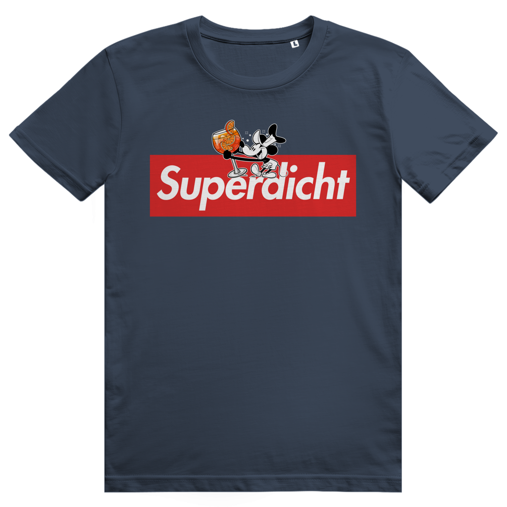 Superdicht - Aperol Spritz Mouse Meme - Premium Bio Unisex T-Shirt