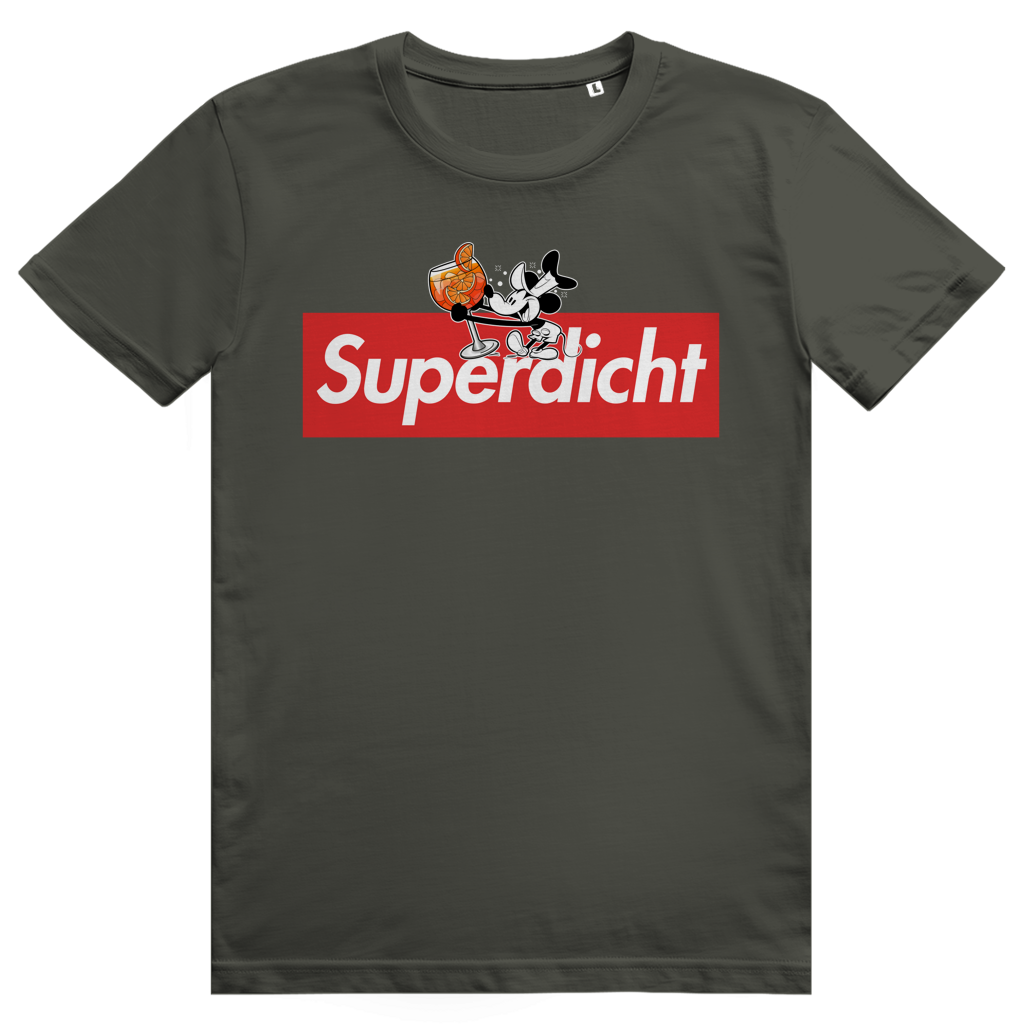 Superdicht - Aperol Spritz Mouse Meme - Premium Bio Unisex T-Shirt