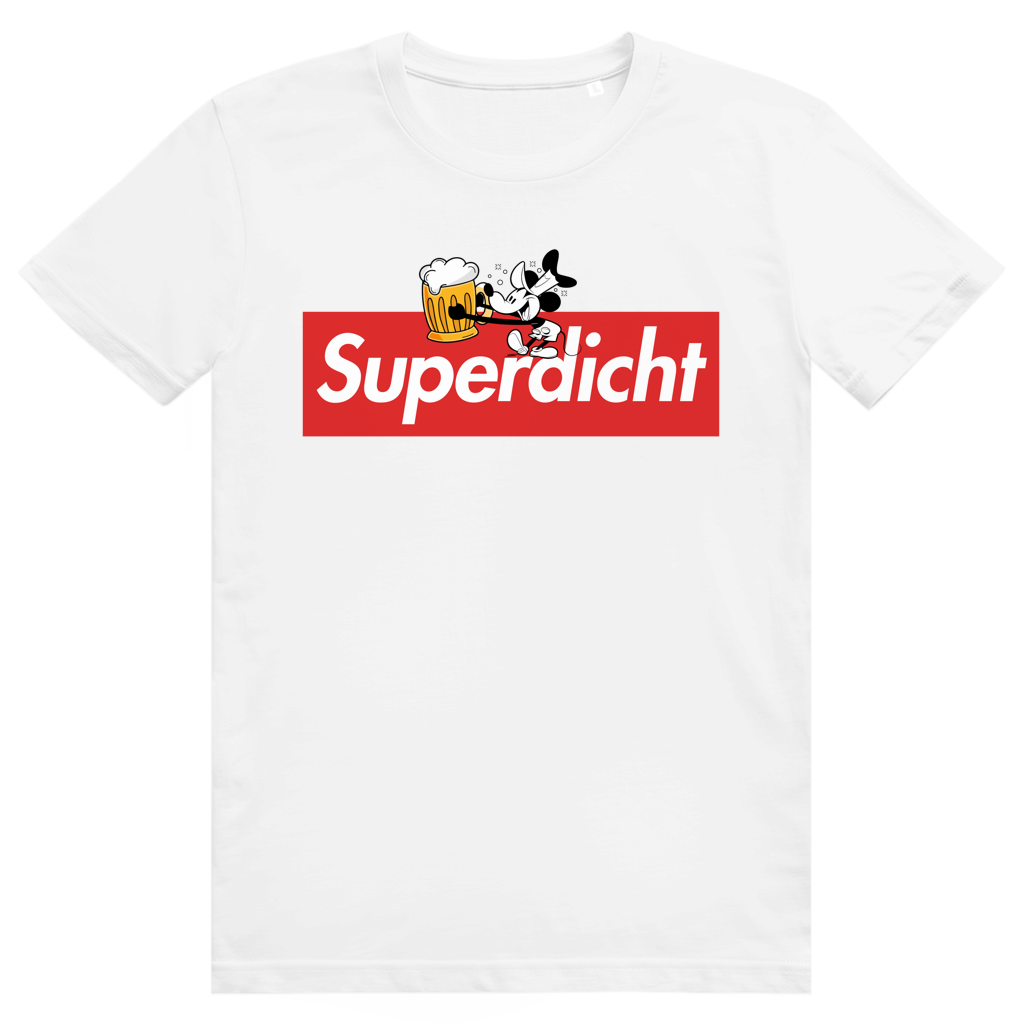 Superdicht - Lustiges Bier Mouse Meme - Premium Bio Unisex T-Shirt