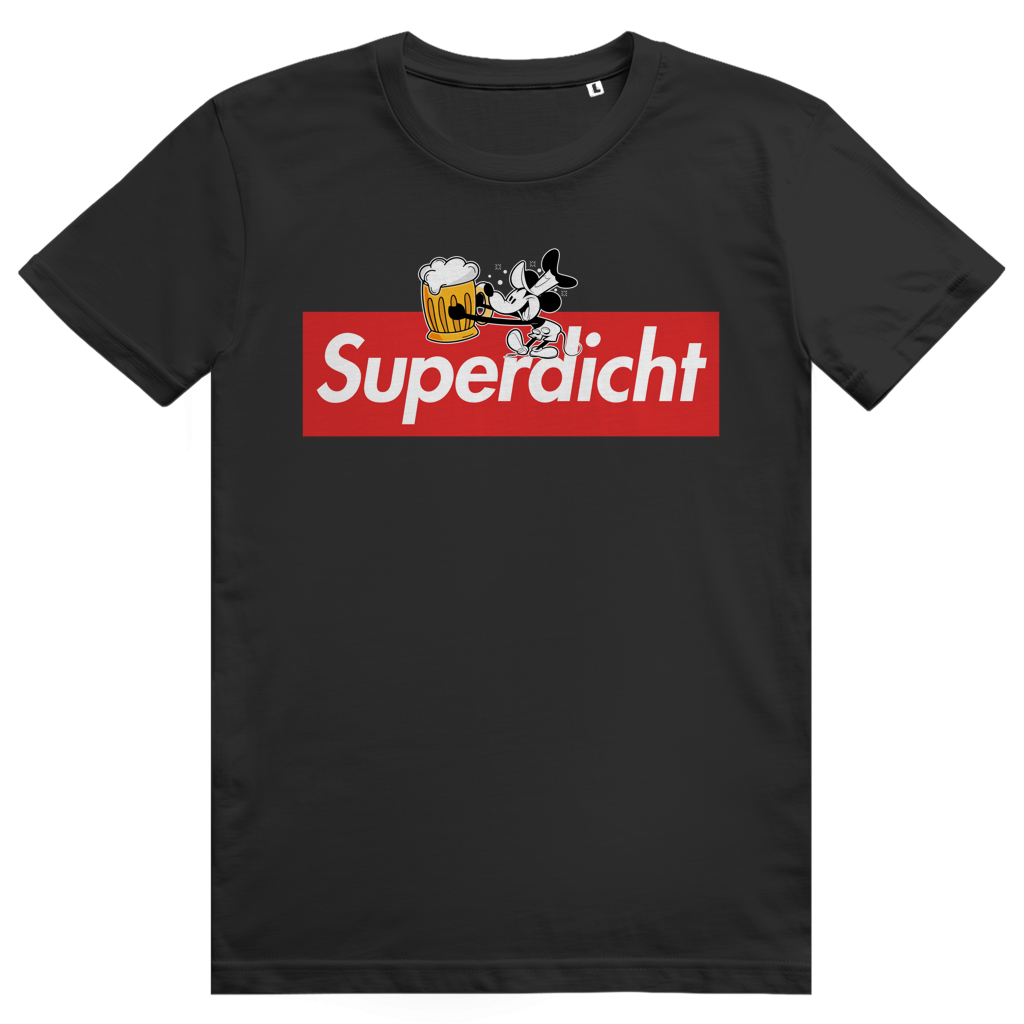Superdicht - Lustiges Bier Mouse Meme - Premium Bio Unisex T-Shirt