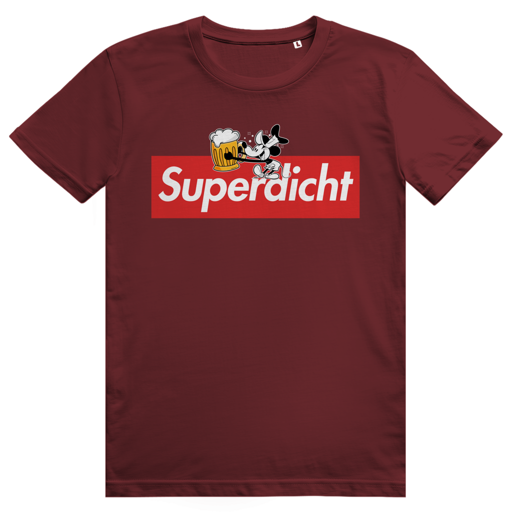 Superdicht - Lustiges Bier Mouse Meme - Premium Bio Unisex T-Shirt