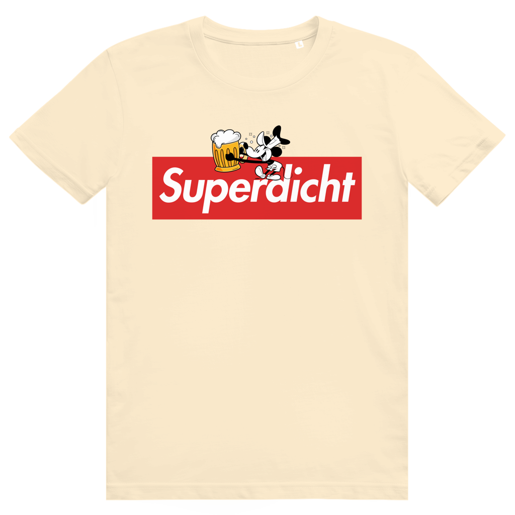 Superdicht - Lustiges Bier Mouse Meme - Premium Bio Unisex T-Shirt
