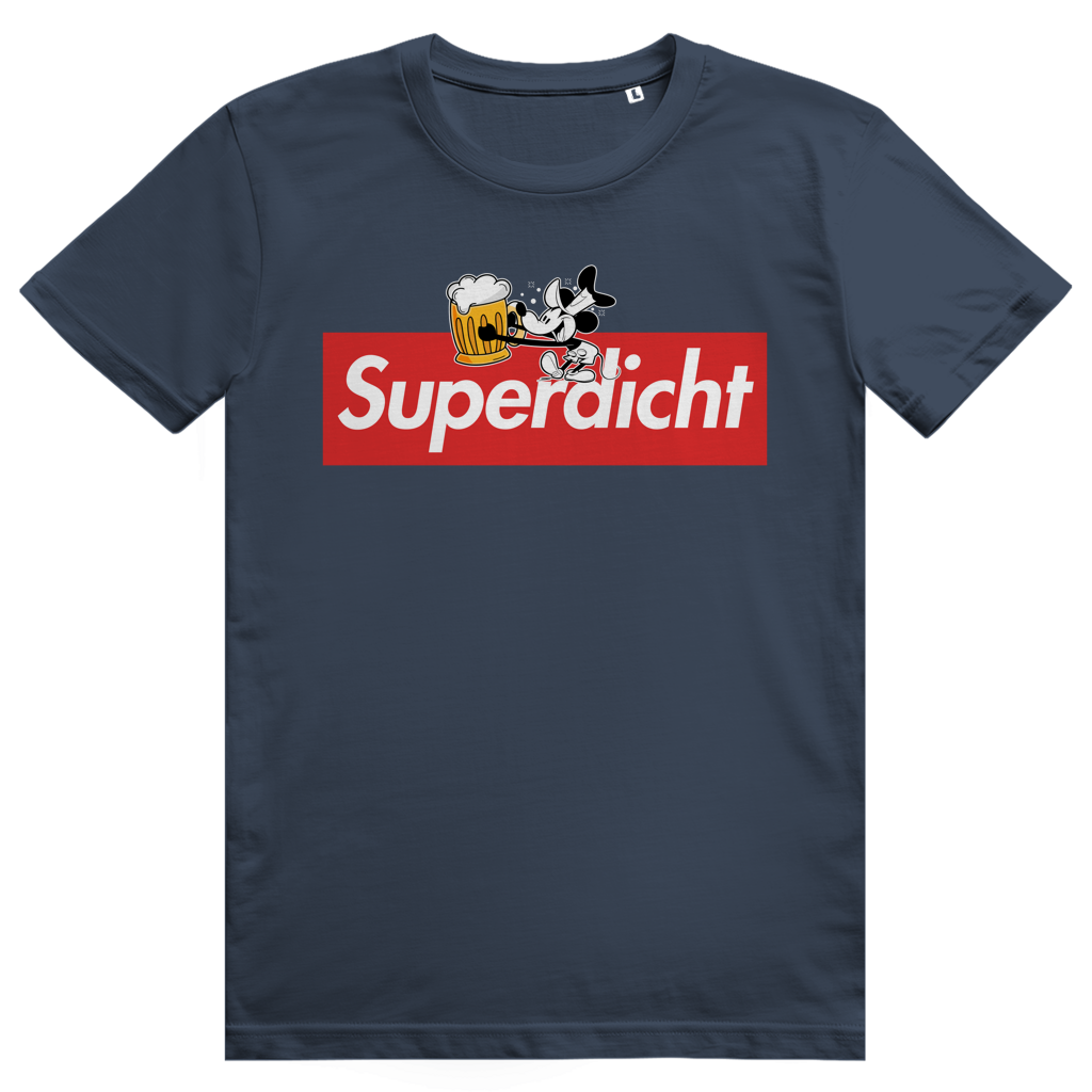Superdicht - Lustiges Bier Mouse Meme - Premium Bio Unisex T-Shirt
