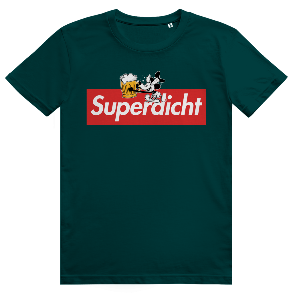 Superdicht - Lustiges Bier Mouse Meme - Premium Bio Unisex T-Shirt