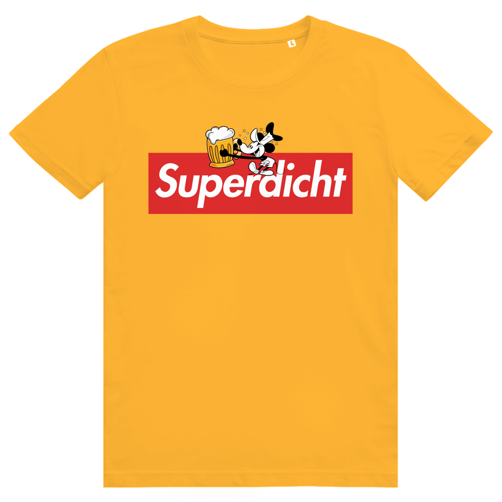 Superdicht - Lustiges Bier Mouse Meme - Premium Bio Unisex T-Shirt