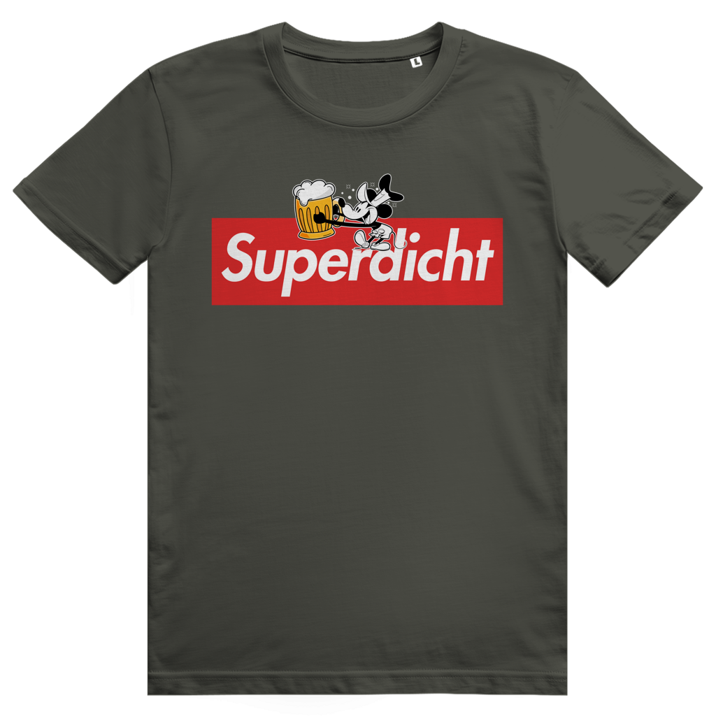 Superdicht - Lustiges Bier Mouse Meme - Premium Bio Unisex T-Shirt