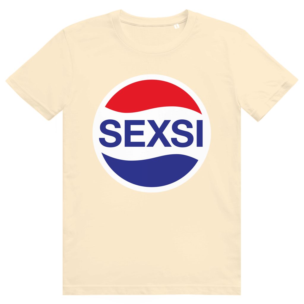 Sexsi - Freches Logo Parodie Statement - Premium Bio Unisex T-Shirt