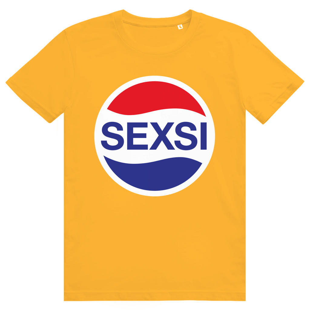Sexsi - Freches Logo Parodie Statement - Premium Bio Unisex T-Shirt