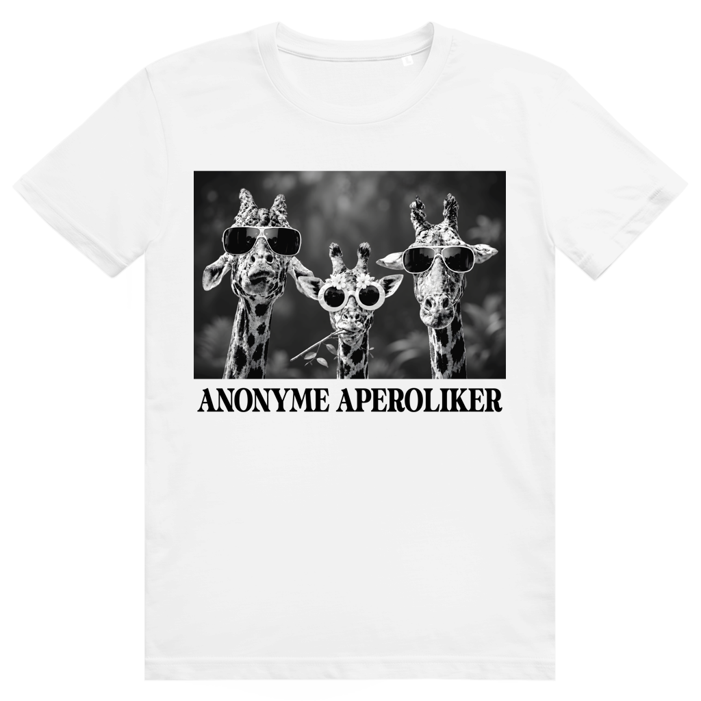 Anonyme Aperoliker - Aperol Spritz Giraffen Meme - Premium Bio Unisex T-Shirt