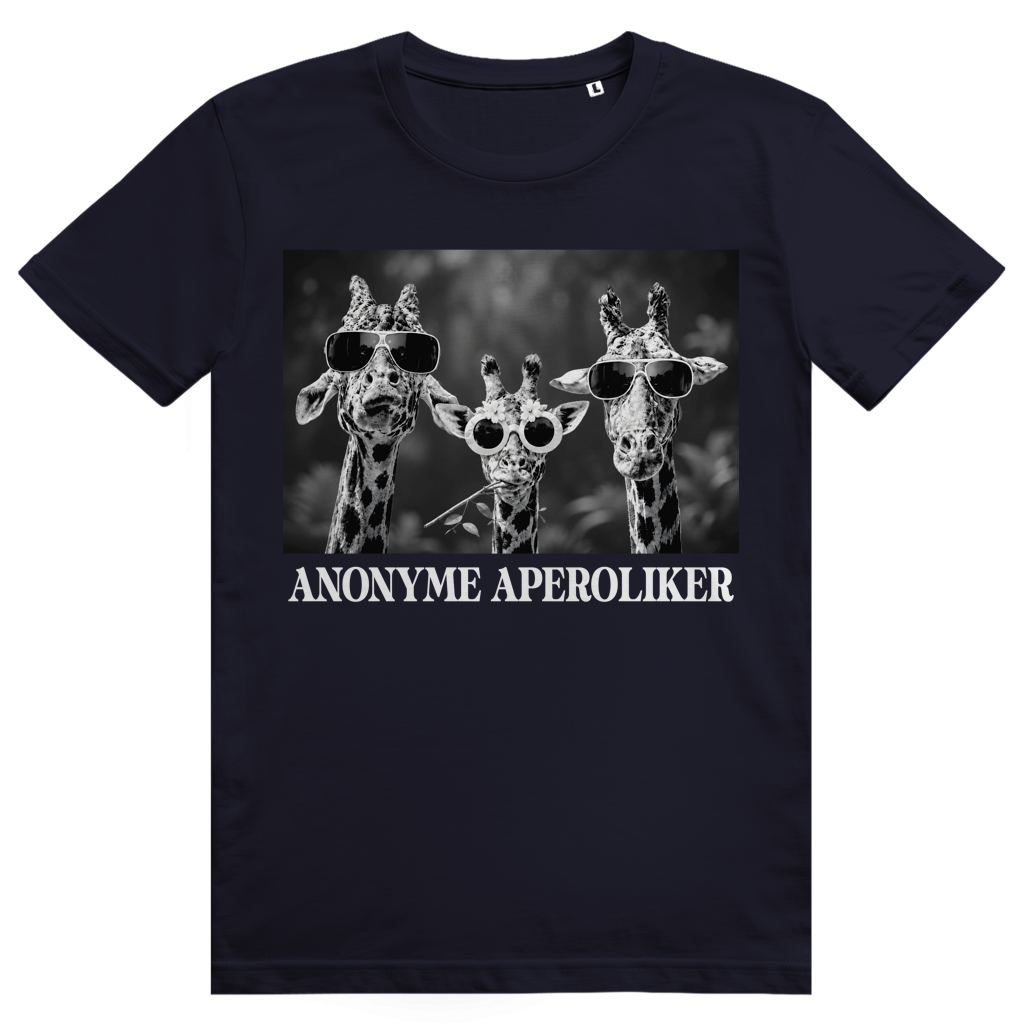 Anonyme Aperoliker - Aperol Spritz Giraffen Meme - Premium Bio Unisex T-Shirt