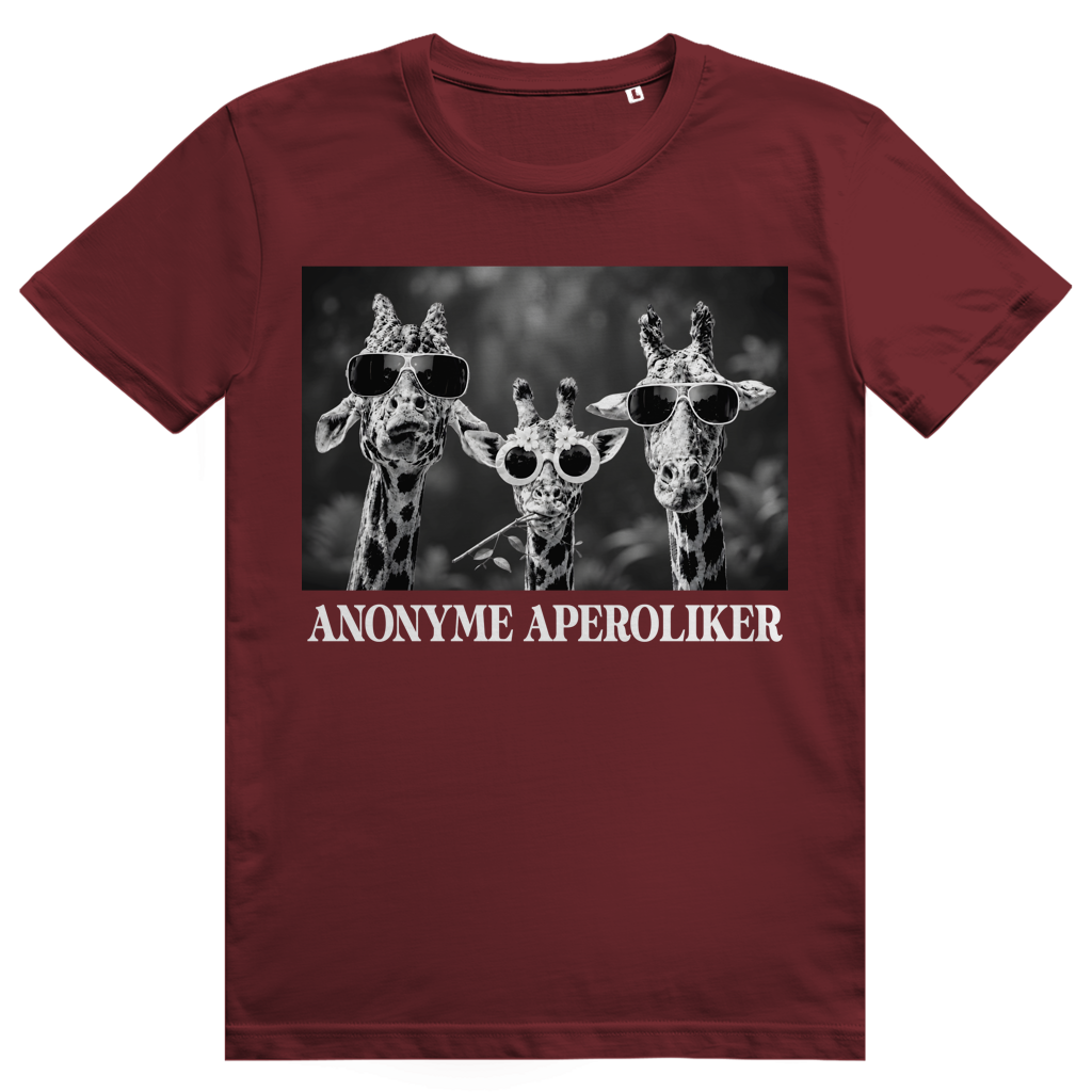 Anonyme Aperoliker - Aperol Spritz Giraffen Meme - Premium Bio Unisex T-Shirt