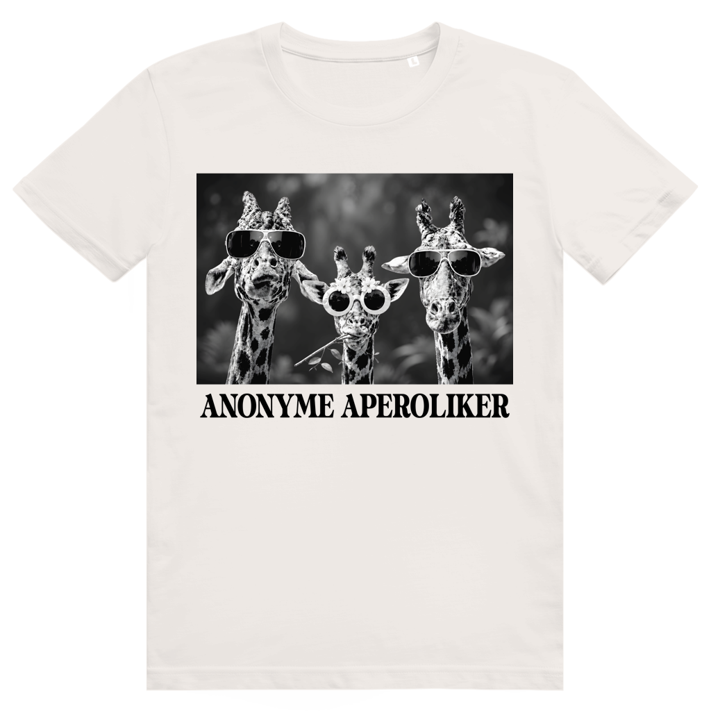 Anonyme Aperoliker - Aperol Spritz Giraffen Meme - Premium Bio Unisex T-Shirt